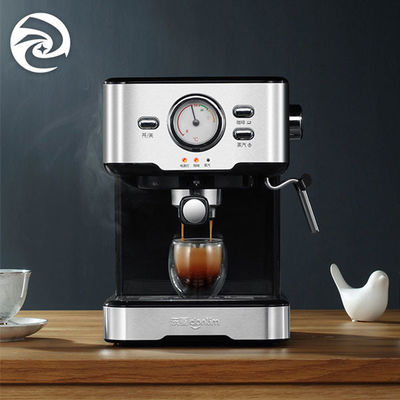 เครื่องชงกาแฟบ้านอิตาลี 220V พร้อมที่ตีฟองนม สีดำ