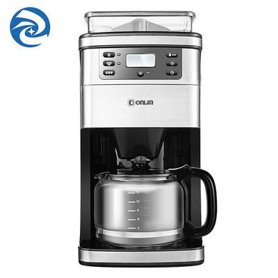 เครื่องชงกาแฟอเมริกันโฮมดริปอัตโนมัติพร้อมเครื่องบด 1.5L 900W
