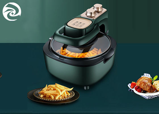 6L Smart Air Fryers 6.3 Quart For Home สีเขียวเข้ม 220V