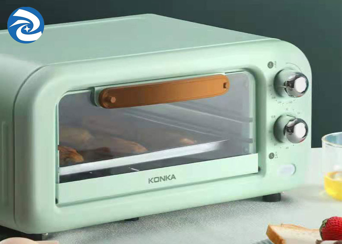 800W 12L เครื่องปิ้งขนมปังและเครื่องปิ้งขนมปังเตาอบ 12.7qt ตัวอลูมิเนียมท่อความร้อนสแตนเลส