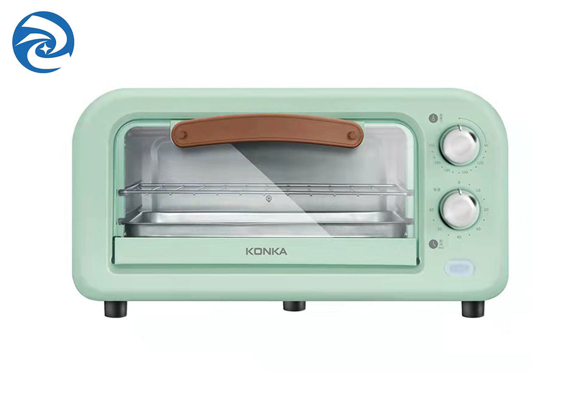 800W 12L เครื่องปิ้งขนมปังและเครื่องปิ้งขนมปังเตาอบ 12.7qt ตัวอลูมิเนียมท่อความร้อนสแตนเลส