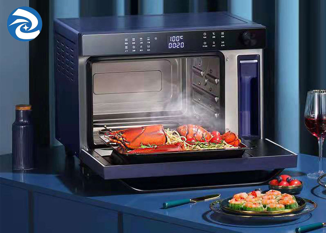 เตาอบเครื่องปิ้งขนมปังและเครื่องปิ้งขนมปังอัตโนมัติขนาด 32 ลิตร 2100W Air Frying