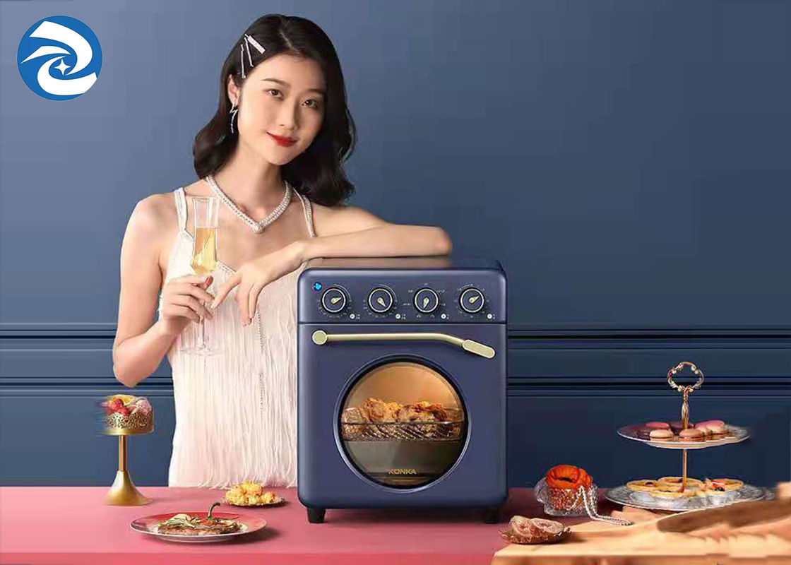 เครื่องปิ้งขนมปังและเครื่องปิ้งขนมปัง 18L หม้อทอดอากาศสแตนเลส 19qt