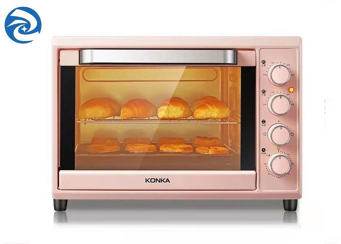 เครื่องปิ้งขนมปังและเครื่องปิ้งขนมปังความจุขนาดใหญ่ 2000W 42L มัลติฟังก์ชั่นไฟฟ้า