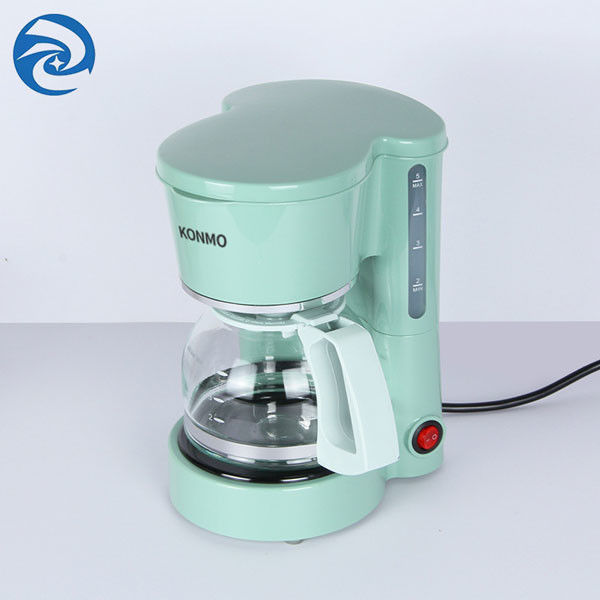 เครื่องชงกาแฟอเมริกันโฮมขนาดเล็กสีเขียว 25oz 600W 750ml