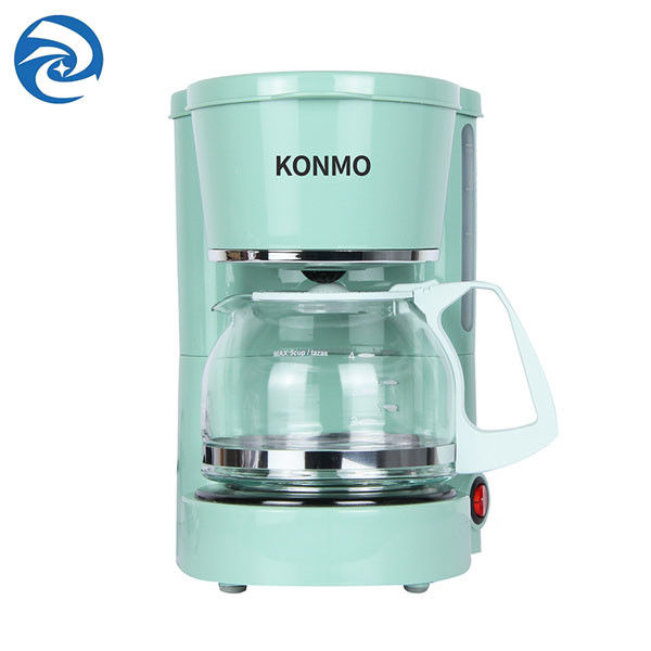เครื่องชงกาแฟอเมริกันโฮมขนาดเล็กสีเขียว 25oz 600W 750ml