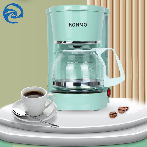 เครื่องชงกาแฟอเมริกันโฮมขนาดเล็กสีเขียว 25oz 600W 750ml