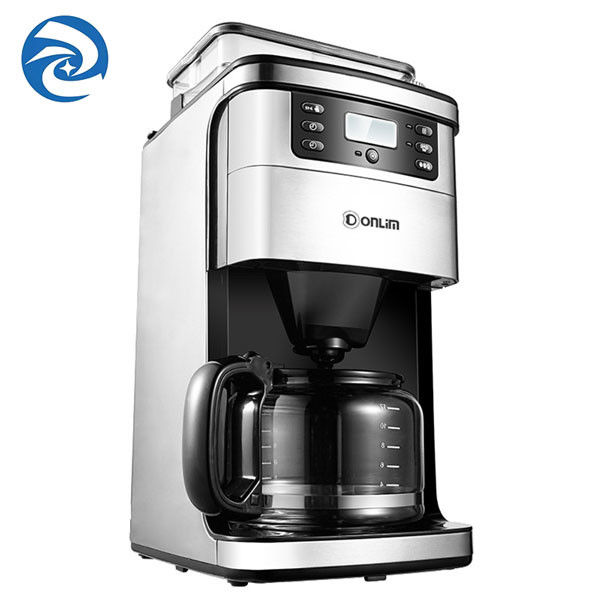 เครื่องชงกาแฟอเมริกันโฮมดริปอัตโนมัติพร้อมเครื่องบด 1.5L 900W
