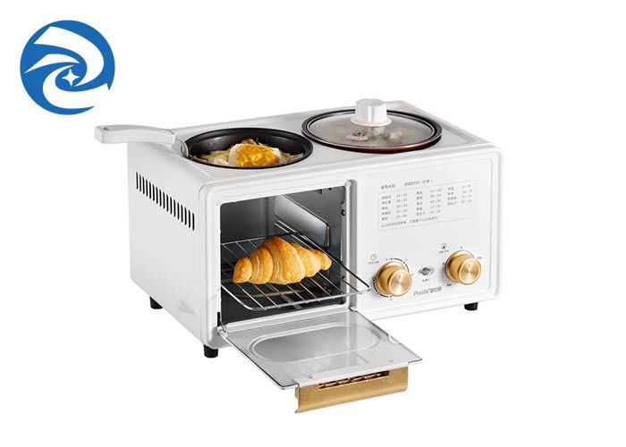 6L Electric Skillet 3 In 1 Multi Cookers, 6.3qt Light Breakfast Machine