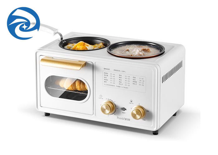 6L Electric Skillet 3 In 1 Multi Cookers, 6.3qt Light Breakfast Machine