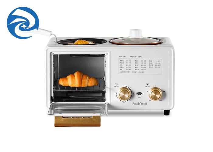 6L Electric Skillet 3 In 1 Multi Cookers, 6.3qt Light Breakfast Machine