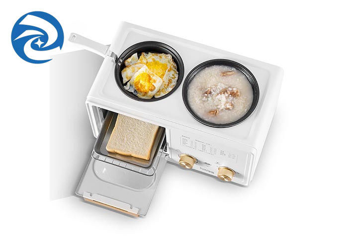 6L Electric Skillet 3 In 1 Multi Cookers, 6.3qt Light Breakfast Machine