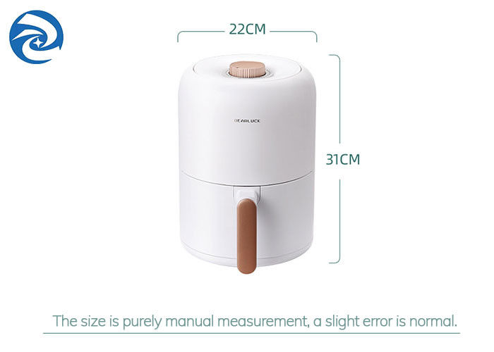 อัตโนมัติ 2.6 Quart Smart Air Fryers Electric White