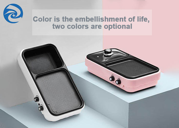 1700W เตาย่างไฟฟ้า Griddles Skillets 420x230x100mm