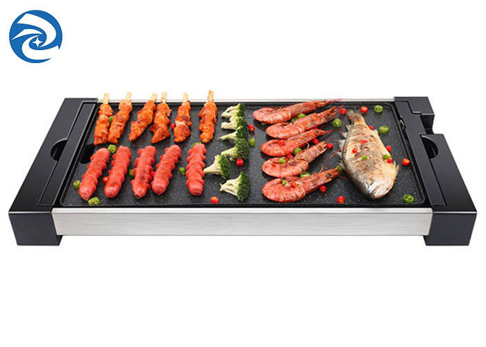 เตาย่างบาร์บีคิวไฟฟ้าไร้ควัน 1800W 110V 220V 625x316x65mm