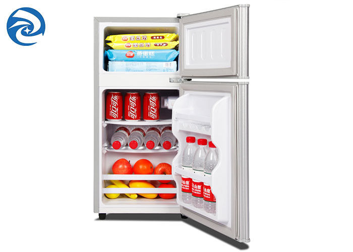 Double Door Level 1 Retro Mini ตู้เย็น 220V Direct Cooling